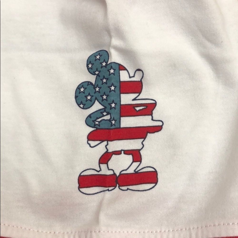 NWT Disney Parks Disneyland Americana Ringer Tee M - Picture 3 of 10